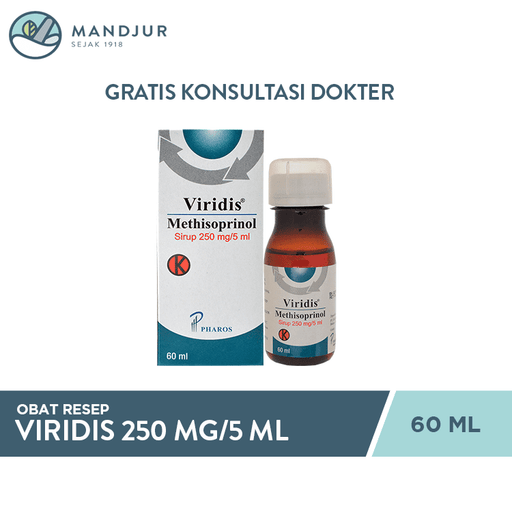 Viridis 250 mg/5 ml Sirup 60 ml - Apotek Mandjur