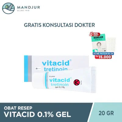 Vitacid 0.1% Gel 20 g