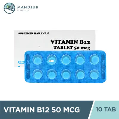 Vitamin B12 50 Mcg 10 Tablet