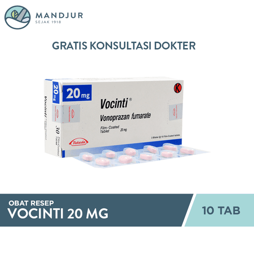 Vocinti 20 Mg 10 Tablet - Apotek Mandjur