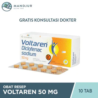 Voltaren 50 mg 10 Tablet