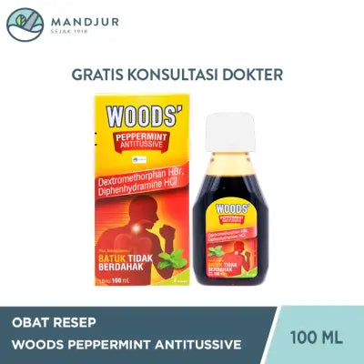 Woods Peppermint Antitussive 100 mL
