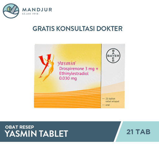 Yasmin 21 Tablet - Apotek Mandjur