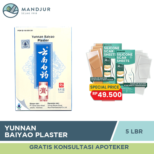 Yunnan Baiyao Plaster - Apotek Mandjur