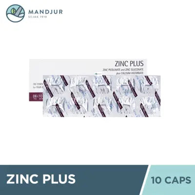 Zinc Plus Strip 10 Kapsul