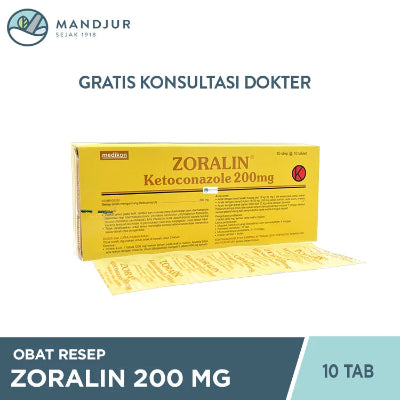 Zoralin 200 mg 10 Tablet