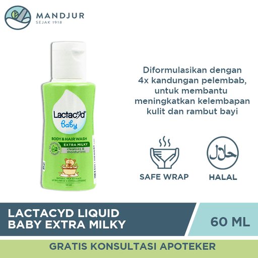Lactacyd Baby Extra Milky 60 ML - Apotek Mandjur