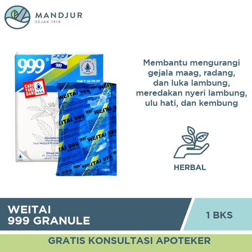 Weitai 999 Granule Sachet - Apotek Mandjur
