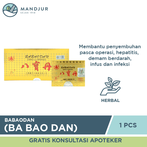 Babaodan (Ba Bao Dan) 1 Kotak Kecil - Apotek Mandjur