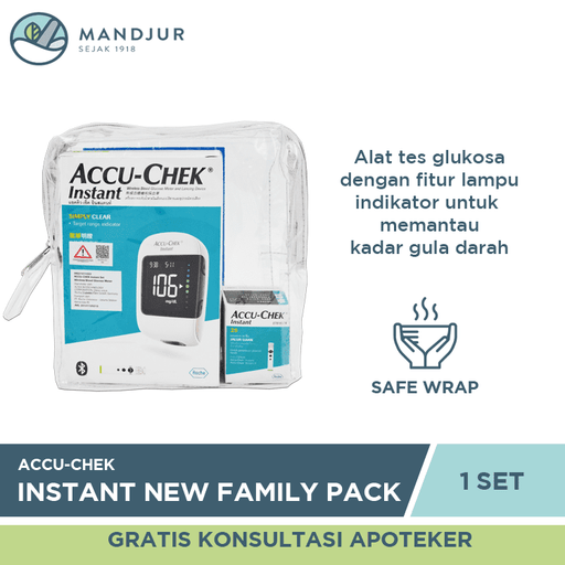 Accu-Chek Instant New Family Pack - Apotek Mandjur