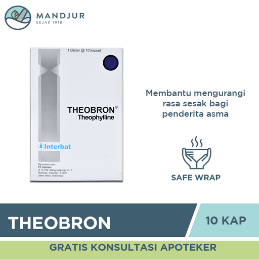 Theobron 130 mg 10 Kapsul - Apotek Mandjur
