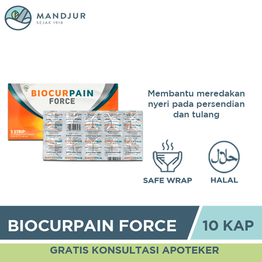 Biocurpain Force 10 Kaplet - Apotek Mandjur