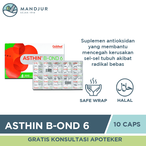 Asthin B-OND 6 Mg 10 Kapsul - Apotek Mandjur