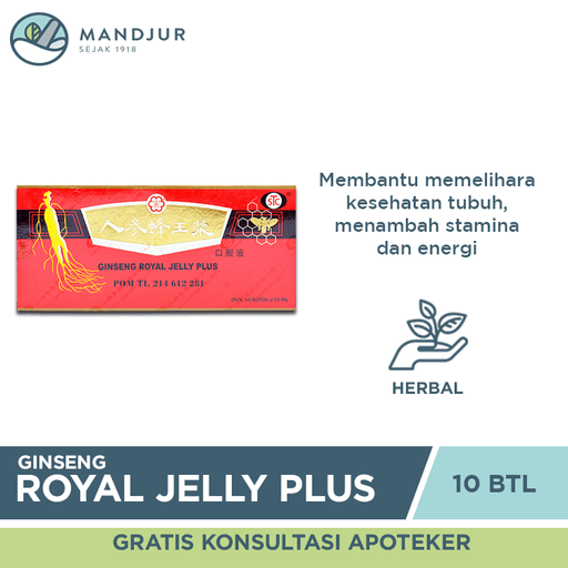 Ginseng Royal Jelly - Apotek Mandjur