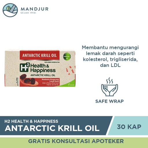 H2 Antartic Krill Oil 30 Kapsul - Apotek Mandjur