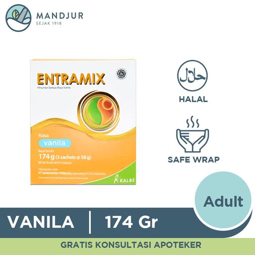 Entramix Vanila 174 Gram - Apotek Mandjur