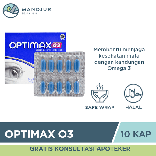 Optimax O3 10 Kapsul - Apotek Mandjur