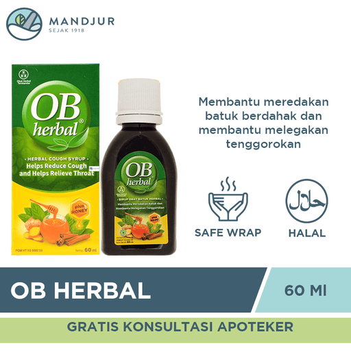 OB Herbal 60 mL - Apotek Mandjur