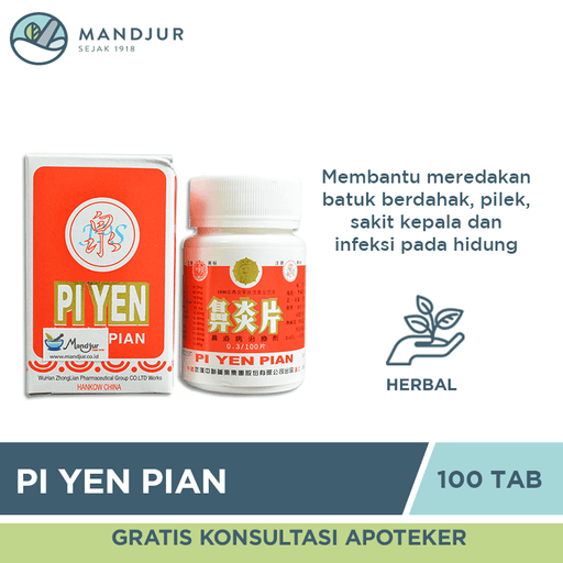 Pi Yen Pian - Apotek Mandjur