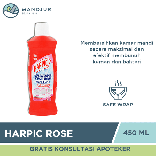 Harpic Rose Botol 450 ML - Apotek Mandjur