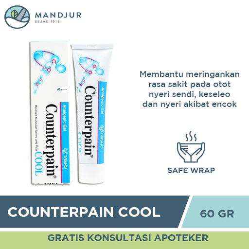 Counterpain Cool 60 gr - Apotek Mandjur