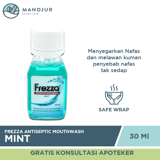 Frezza Antiseptic Mouthwash Mint 30 ML - Apotek Mandjur