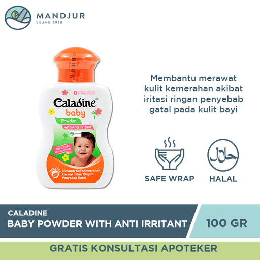Caladine Baby Powder 100 Gr - Apotek Mandjur