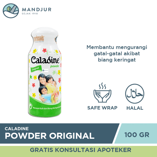 Caladine Powder Original 100 Gr - Apotek Mandjur