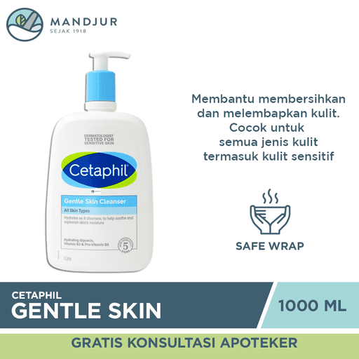 Cetaphil Gentle Skin Cleanser 1000 mL - Apotek Mandjur