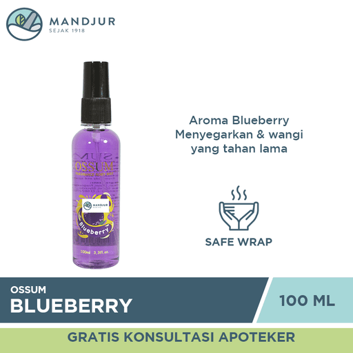 Ossum Fragrance Body Mist Blueberry - Apotek Mandjur