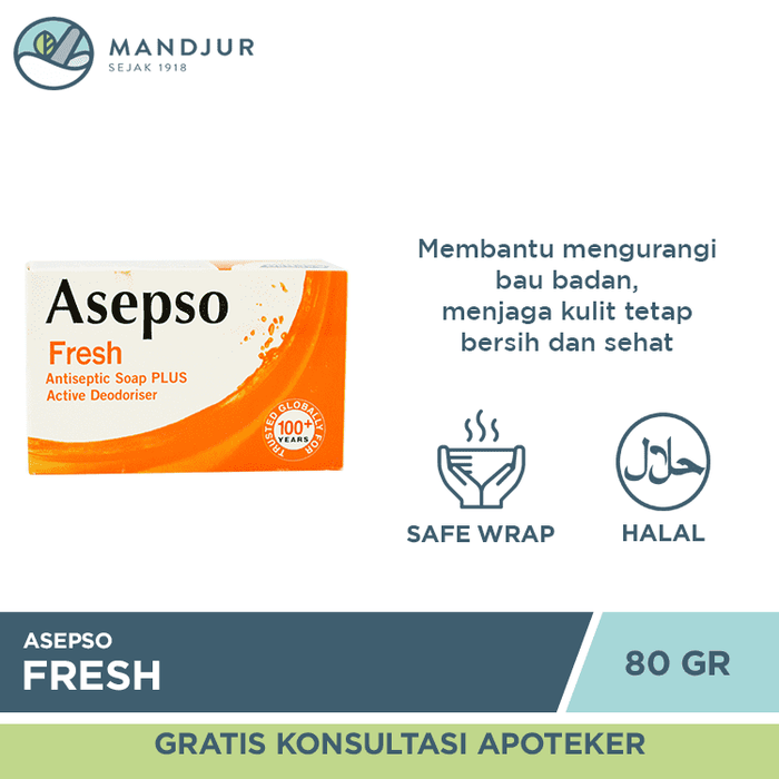 Asepso Fresh 80 Gram - Apotek Mandjur