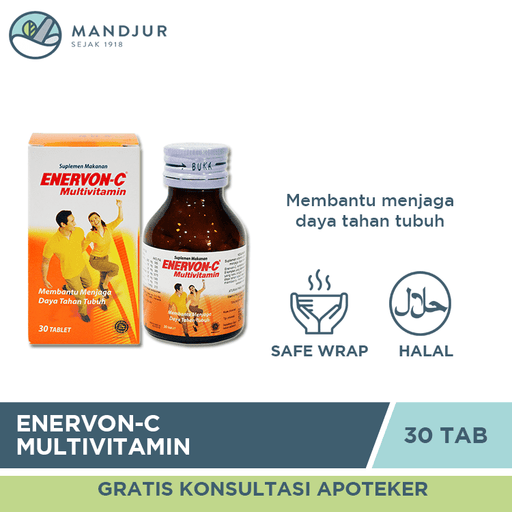 Enervon-C Multivitamin 30 Tablet - Apotek Mandjur