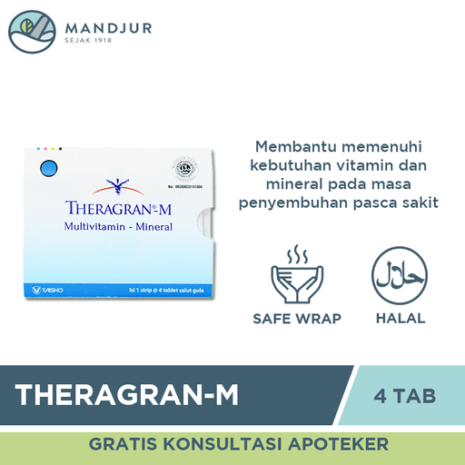Theragran-M 4 Tablet - Apotek Mandjur
