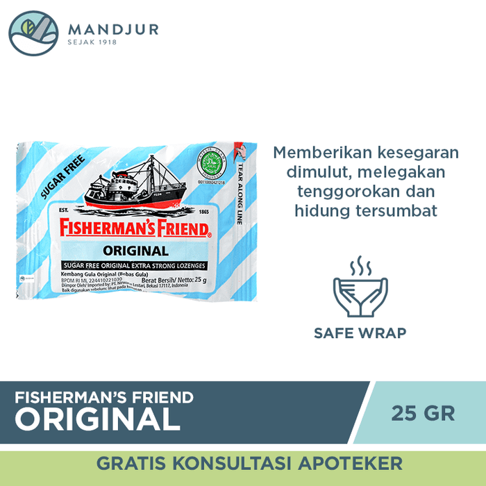 Fisherman's Friend Original Sugar Free - Apotek Mandjur