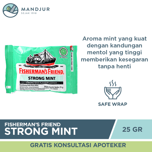 Fisherman's Friend Strong Mint - Apotek Mandjur