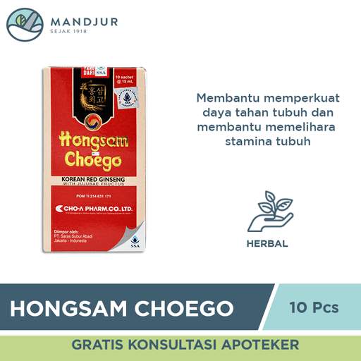 Hongsam Choego Korean Red Ginseng - Apotek Mandjur