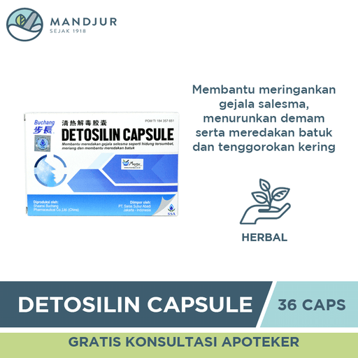 Detosilin Capsule - Apotek Mandjur