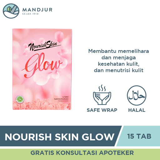 Nourish Skin Glow 15 Tablet - Apotek Mandjur