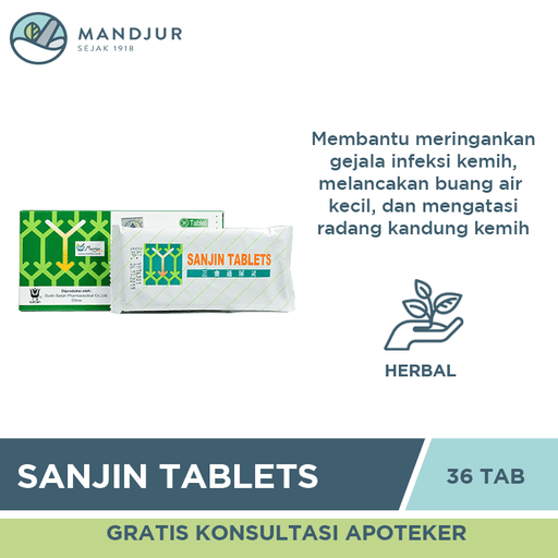 Sanjin Tablets - Apotek Mandjur
