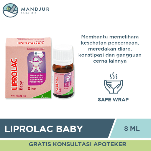 Liprolac Baby Drop 8 mL - Apotek Mandjur