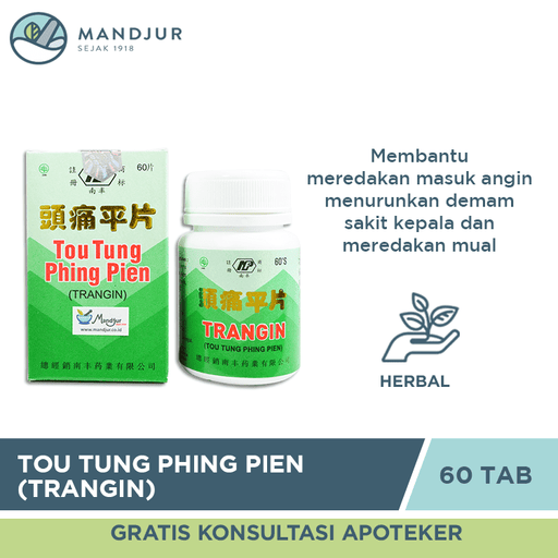 Tou Tung Phing Pien (Trangin) - Apotek Mandjur