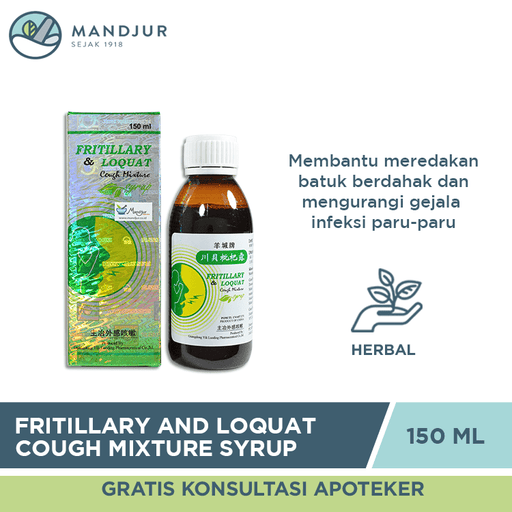 Fritillary and Loquat Cough Mixture Syrup - Apotek Mandjur