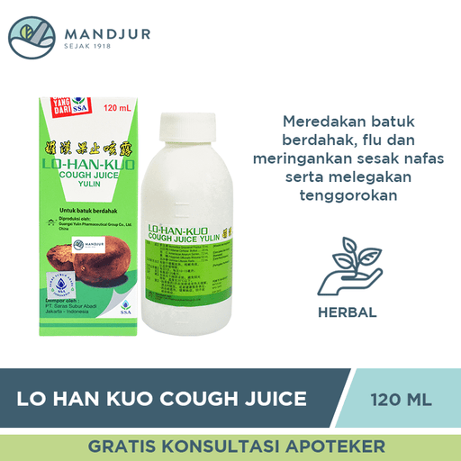 Lo Han Kuo Cough Juice - Yulin - Apotek Mandjur