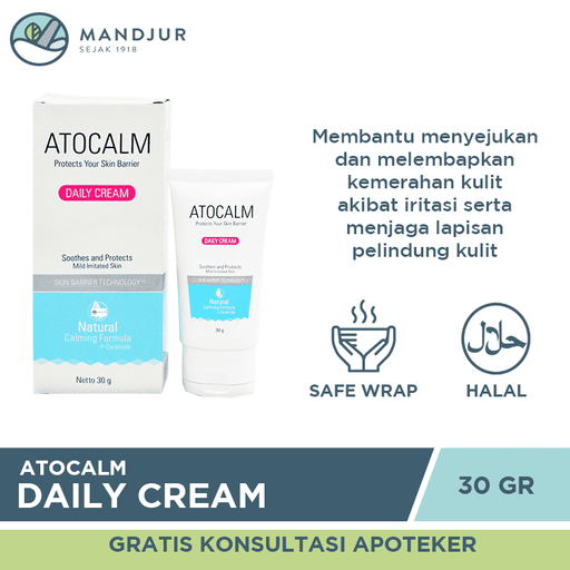 Atocalm Daily Cream 30 Gr - Apotek Mandjur