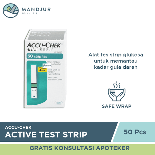 Accu-Chek Active 50 Test Strip - Apotek Mandjur