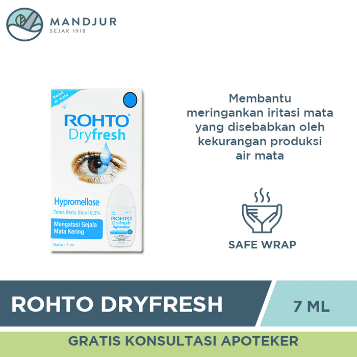 Rohto Dry Fresh 7 mL - Apotek Mandjur