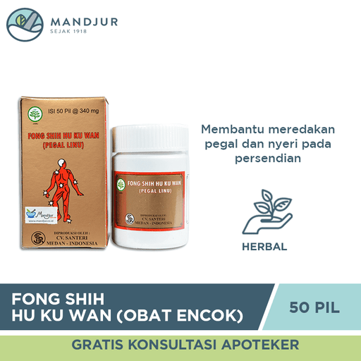 Fong Shih Hu Ku Wan (Obat Encok) - Apotek Mandjur