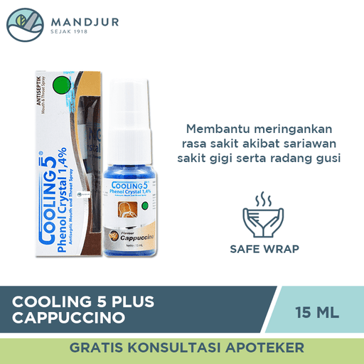 Cooling 5 Spray Cappucino - Apotek Mandjur