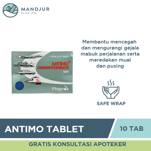 Antimo Tablet - Apotek Mandjur