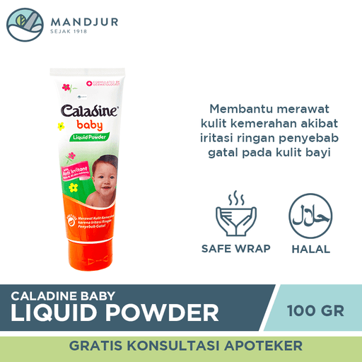 Caladine Baby Liquid Powder 100 Gr - Apotek Mandjur